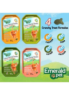 Feline Dental Treats - Tasty and Crunchy Cat Dental Treats Grain Free - Natural Dental Treats to Clean Cat Teeth, Freshen Cat Breath, and Reduce Plaque and Tartar Buildup - Tuna Treats, 11 oz - pzsku/ZC9218F89F8AB104B7CBBZ/45/_/1737031552/43f2c29f-14b7-4fd1-9624-8ebb58edc843