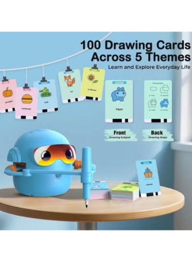 دي اي تي روبوت ذكي لتعليم الرسم للأطفال – 100 بطاقة خطوات متدرجة (3+) - Image 4