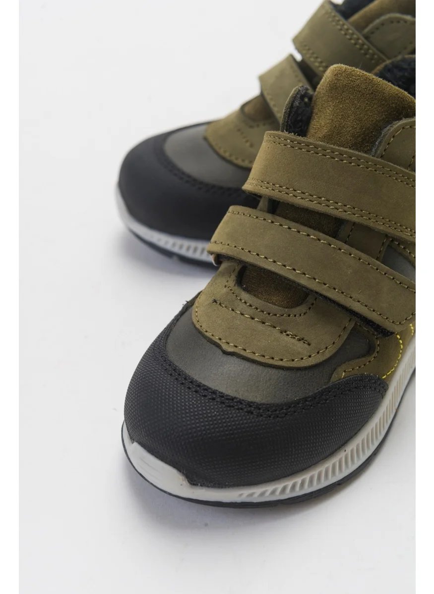 ام ان بي سي Boy Khaki Genuine Leather Children's Boots