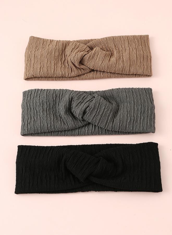 Take Two Set of 3 - Texture Twist Headband - Image 3