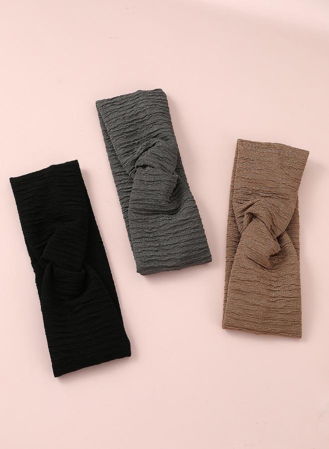 Take Two Set of 3 - Texture Twist Headband - Image 4