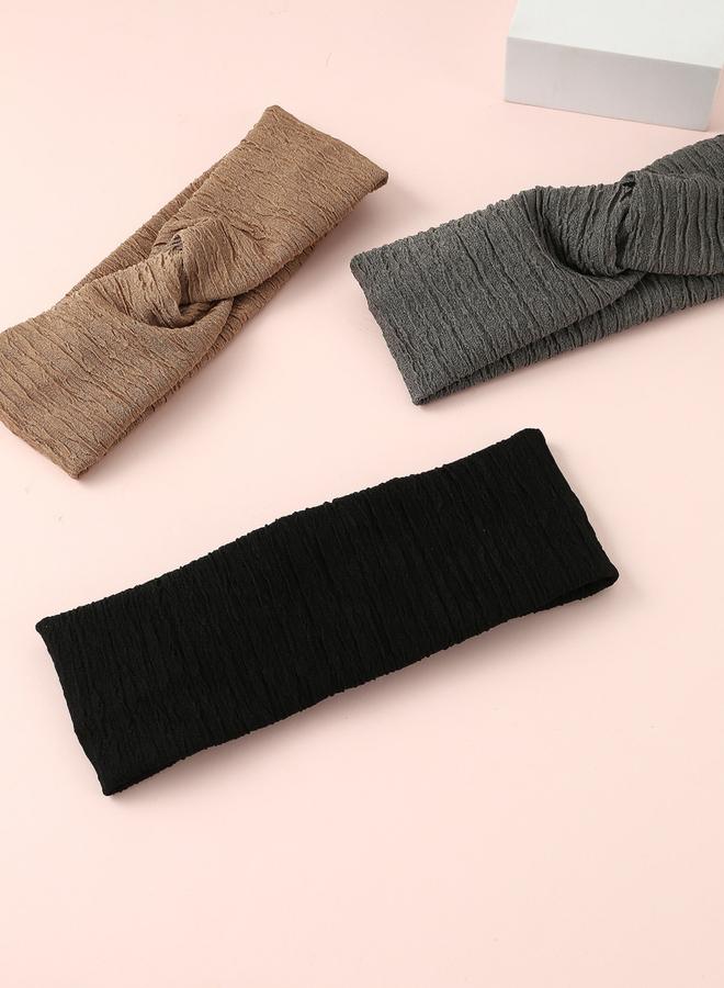 Take Two Set of 3 - Texture Twist Headband - Image 1