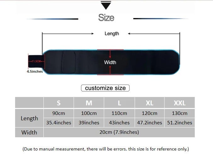 Bluejw Waist Trimmer Belt for Women Men - Weight Loss Wrap, Belly Fat Burner, Slimming Fitness & Low Back Support Waist Trainer - Image 4