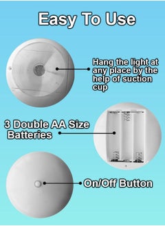 DBLEW 10 LEDs Lantern Design Light Battery Operated For Ramadan And Eid Prayer Celebration Outdoor Home Decoration Muslim Party Supplies With Suction Cup  - Image 2