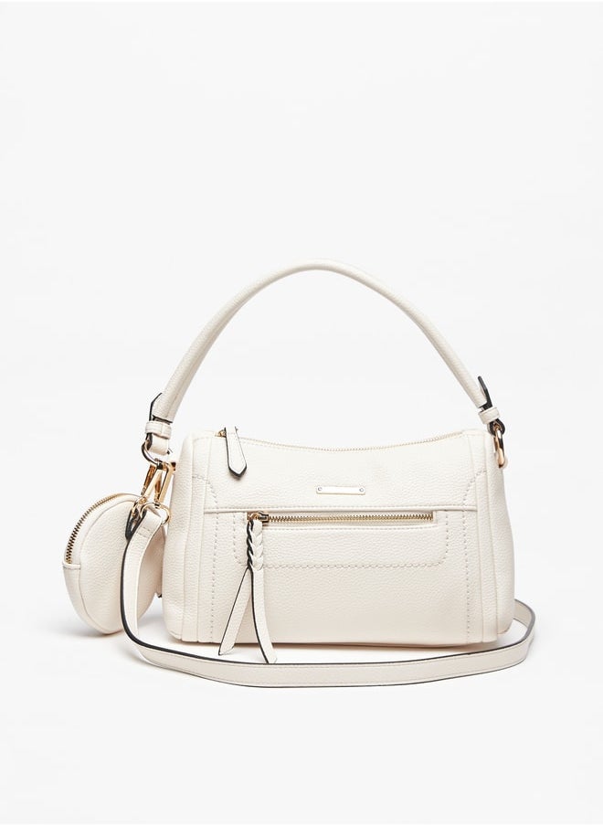 Celeste Women's Solid Crossbody Bag with Coin Pouch and Adjustable Strap  - Image 1