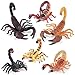 THINKBAY 6PCS Scorpion Figurines Animal Toys Prank Toys for Kids Safari Animal Toy for Toddlers Educational Preschool Toy Birthday Gift for Boys Girls and Kids - Image 2