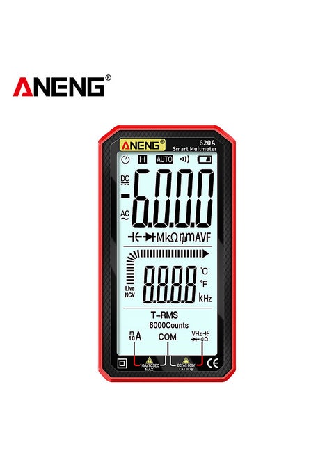 4.7-Inch LCD Display AC/DC Digital Multimeter Ultraportable True-RMS Multimeter Auto-Ranging Multi Tester