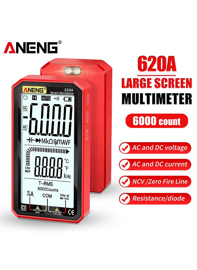 4.7-Inch LCD Display AC/DC Digital Multimeter Ultraportable True-RMS Multimeter Auto-Ranging Multi Tester