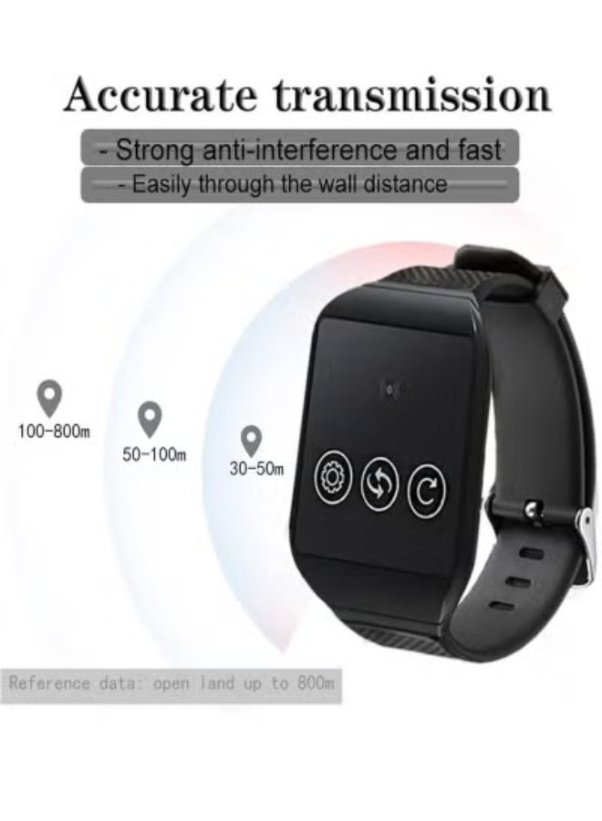 زيترا Multifunctional Wireless Calling Bells Vibrating Alert Watch Elderly Patient Call System Senior Care Wireless Dropshipping - Image 2