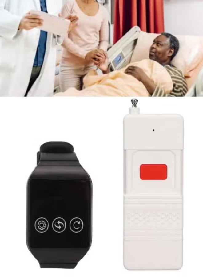 زيترا Multifunctional Wireless Calling Bells Vibrating Alert Watch Elderly Patient Call System Senior Care Wireless Dropshipping - Image 4