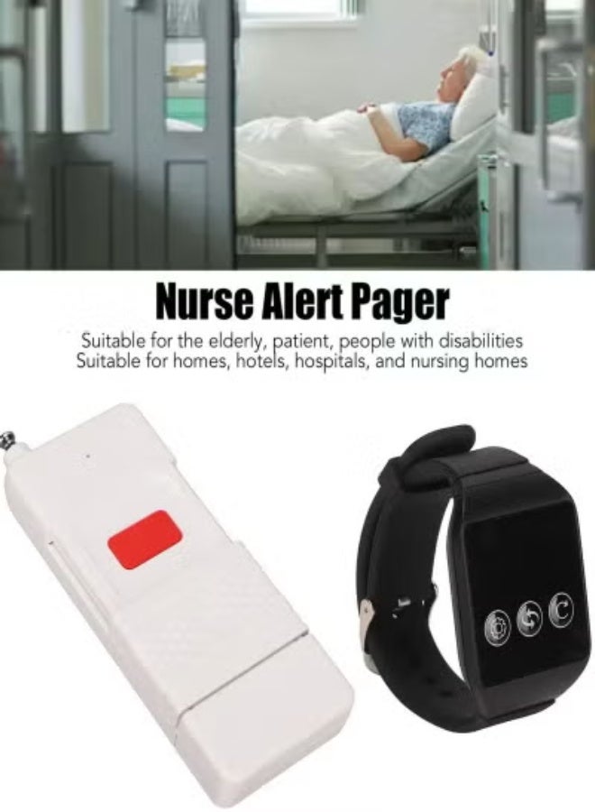 زيترا Multifunctional Wireless Calling Bells Vibrating Alert Watch Elderly Patient Call System Senior Care Wireless Dropshipping - Image 5