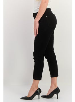 Women Cigarette Fit Plain Stretchable Straight Leg Pants, Black - pzsku/ZC922A55AAB5B9F3408D7Z/45/_/1737641867/11223f10-6352-4cd5-8765-9e21ebe2564d