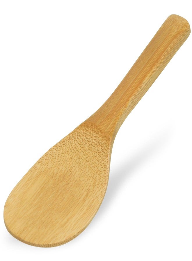 Morikuru Bamboo Rice Paddle 7.08 in (180mm), Japanese Bamboo Shamoji, Lightweight Rice Scoop, Made in Japan - Image 1