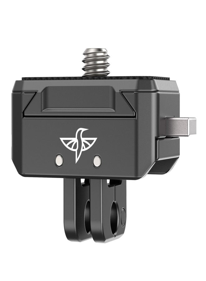 ulanzi Ulanzi Aluminum Quick Release Mount Adapter Base With Mount Plate Magnetic Action Camer