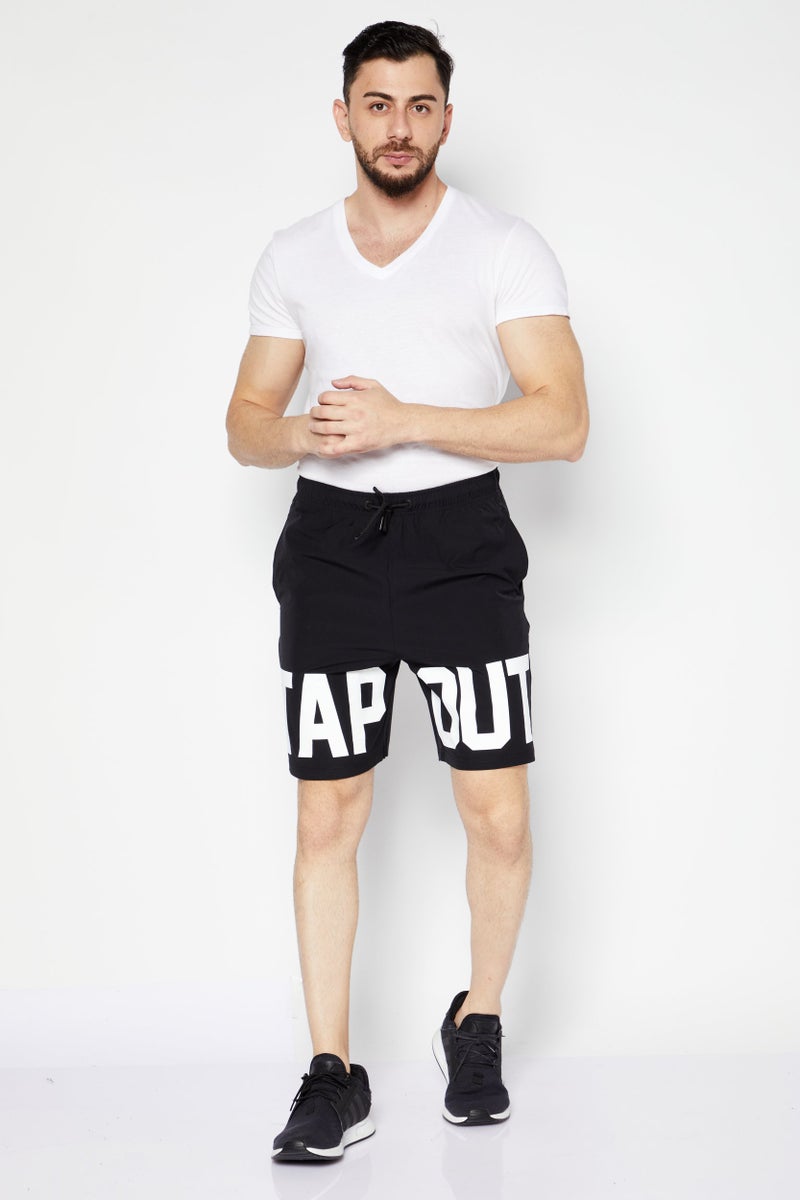 TapouT Men Sportswear Fit Training Shorts, Black  - Image 2