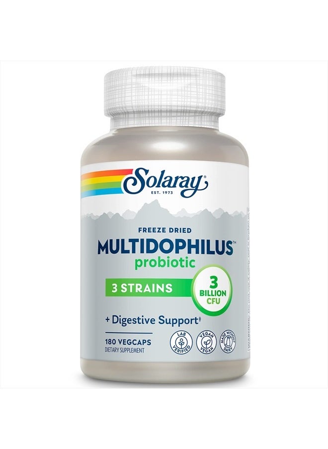 Multidophilus 3 Freeze Dried | 3 Billion CFU | Probiotics L. acidophilus, B. bifidum, and L. bulgaricus for