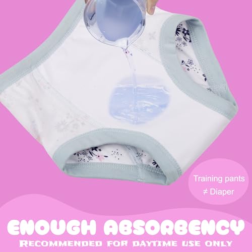 BIG ELEPHANT 10-Packs Training Underwear Absorbent Toddler Potty Trained Pants for Boys and Girls, 7-8Y - Image 3