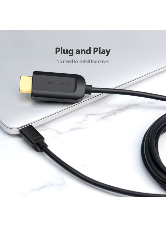 VENTION Type-C to HDMI Cable Black Model - Image 4