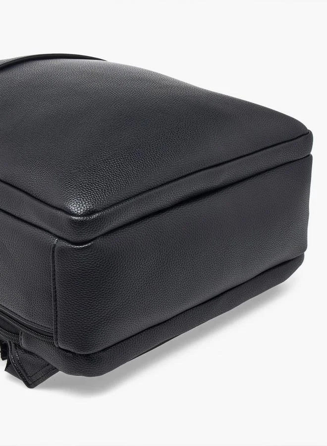 Duchini BLACK Men Textured Backpack for Men | Best Price UAE