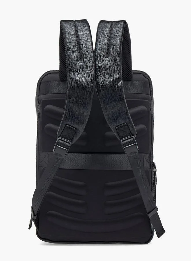 Duchini BLACK Men Textured Backpack for Men | Best Price UAE