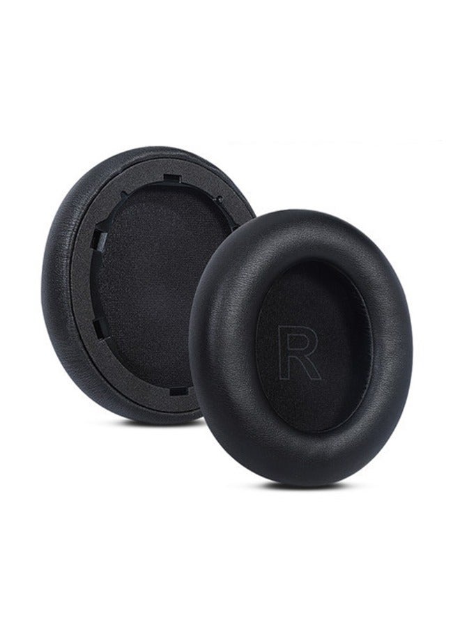 Replacement Ear Pad Pads for Anker Soundcore Headphones Q30, Ear Pad Ear Pad with Protein Leather Skin and Memory Foam (Black，1Piece） - Image 1