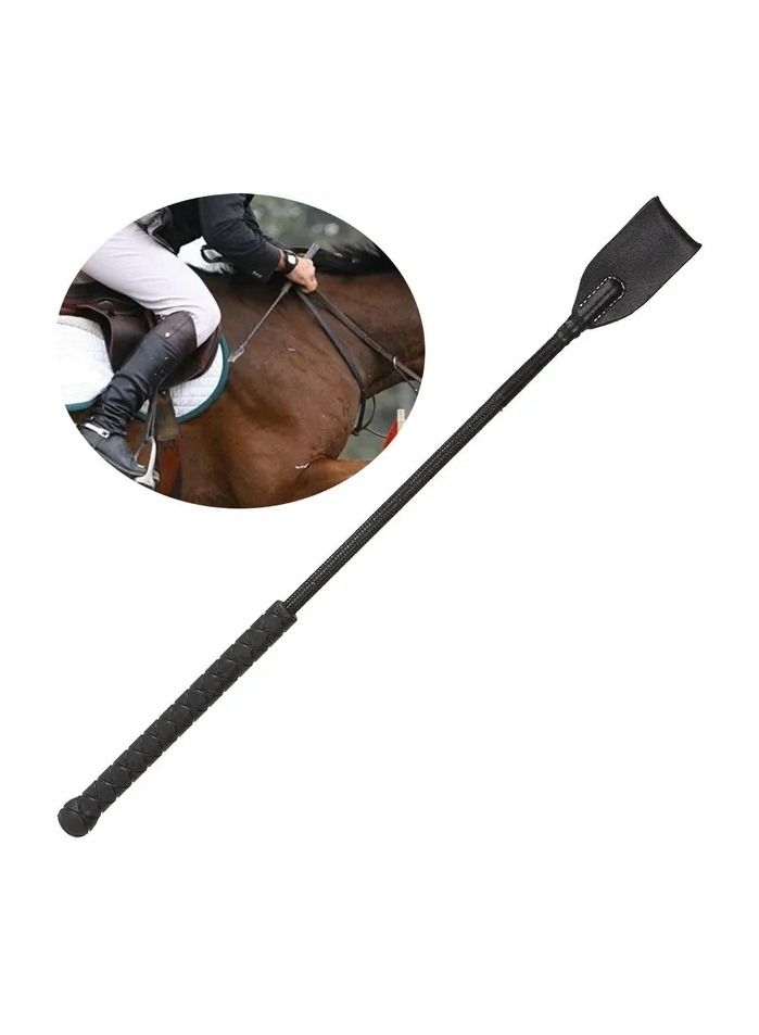 Generic 1-Piece 60CM Real Riding Crop Whip,Genuine Leather Premium Quality Crop,Equestrianism Horse Whip - Image 1