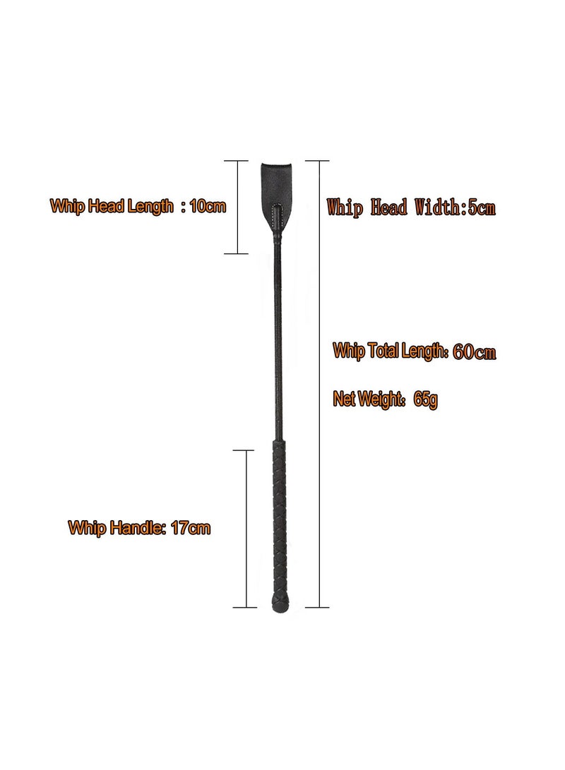 Generic 1-Piece 60CM Real Riding Crop Whip,Genuine Leather Premium Quality Crop,Equestrianism Horse Whip - Image 2