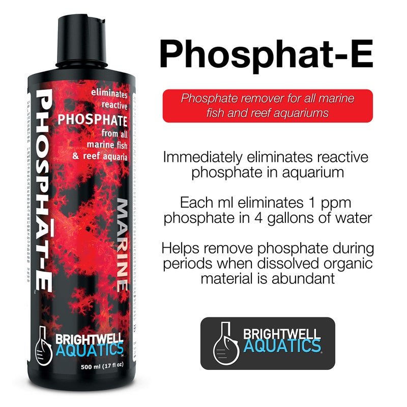 Brightwell Aquatics Phosphat-E - Liquid Phosphate Remover for Marine Fish and Reef Aquarium - Image 2