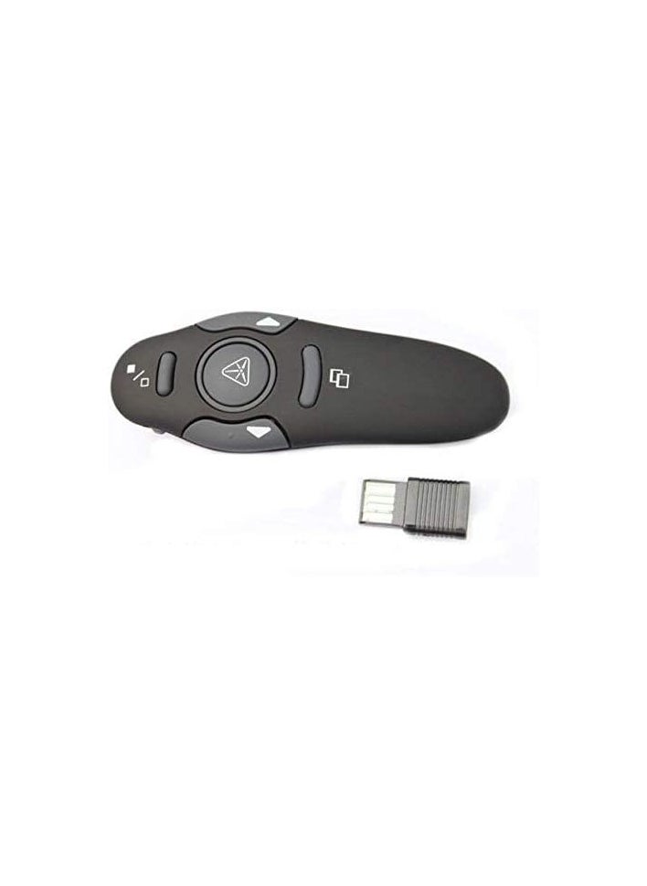 ماركة غير محددة - جهاز عرض لاسلكي مع قلم مؤشر ليزر أحمر وجهاز تحكم عن بُعد USB لعرض الباوربوينت - Image 1