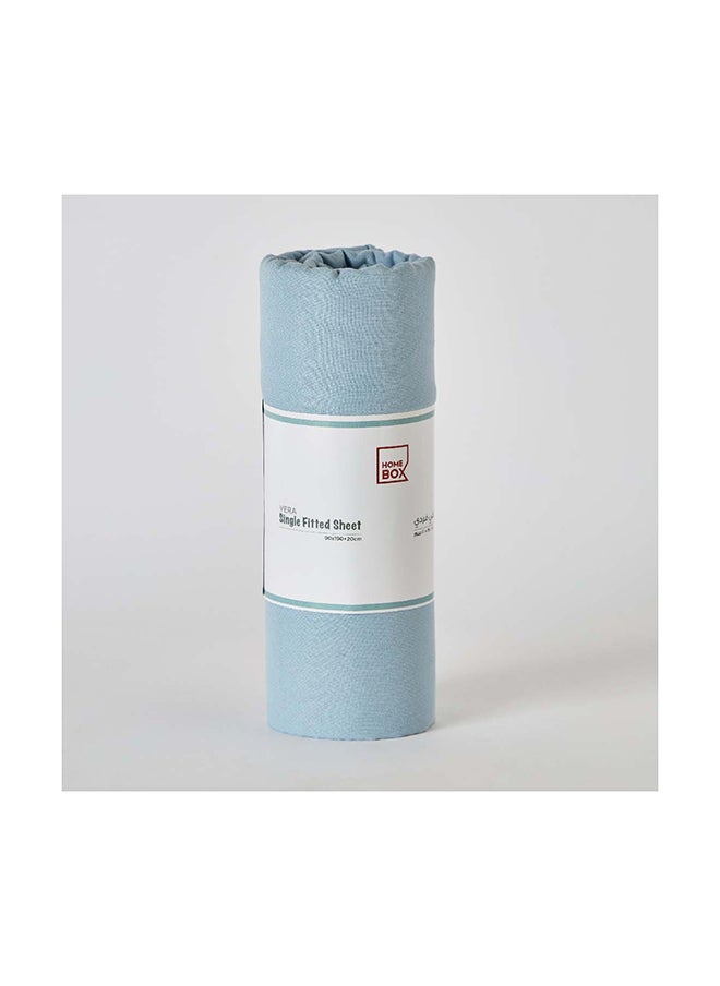 Home Box - Vera Microfibre Single Fitted Sheet 90 x 20 x 190 cm - Image 1