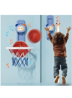 KASTWAVE Basketball Hoop Wall Mounted,Mini Basketball Hoop for Toddlers Boys Age 3-5, Adjustable Height, Voice Touch High Jump Counter for Kids, Space-Saving,Toddler Toys Age 4-7, Birthday Gifts for Boys 4-6  - Image 5