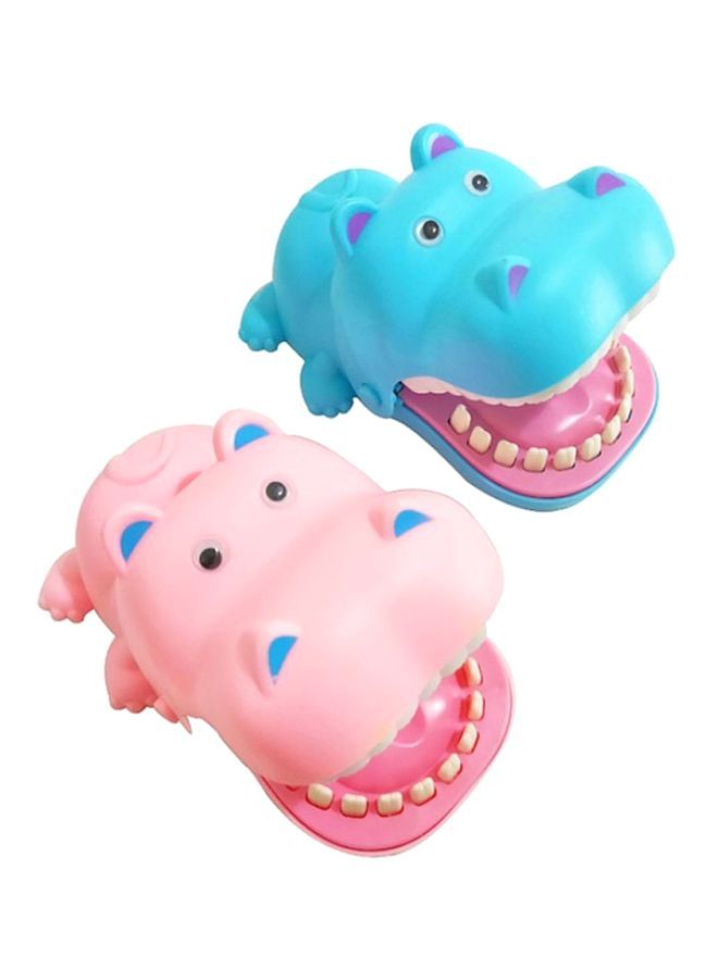 نيبمينينت لعبة فرس النهر لمقلب عض الإصبع من قطعتين 20x9x11.5سم - Image 1