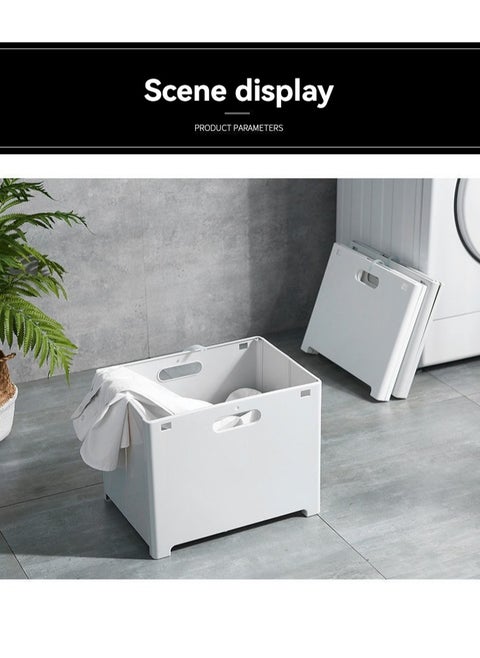 Foldable Bathroom Laundry Basket | Wall-Mounted Storage Solution | Only 3cm Thick When Folded