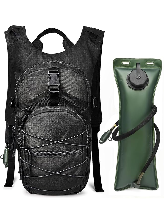 Hydration Pack Water Backpack,Military Tactical Hydration Pack,Sports Runner Rucksack With 3L Water Bladder For Hiking Cycling Biking Running Walking Hunting And Climbing