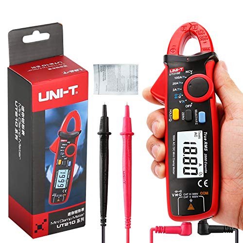 UNI-T UNIT UT210E Mini Digital Clamp Meter 100A AC DC Current Voltage True RMS Pliers Ammeter Resistance Capacitance Diode Tester Multimeter - Image 1
