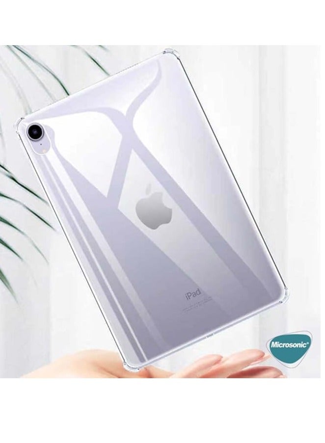 حافظة لجهاز ايباد اير 13 انش (2024)، [حماية الزوايا] غطاء خلفي شفاف مضاد للصدمات، غطاء واقي ناعم ومرن ورفيع للغاية من البولي يوريثين الحراري لايباد اير 13 (M2) 2024 (ايباد اير 13 2024) - Image 4