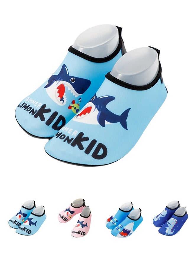 ShebSheb Swimming Water Shoes Kids for Girls Boys Outdoor Quick Dry Barefoot Aqua Socks for Sport Beach Swim Surf  - Image 1