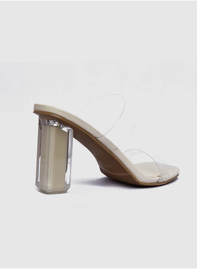 Vincci Multi Strap High Heel Sandals