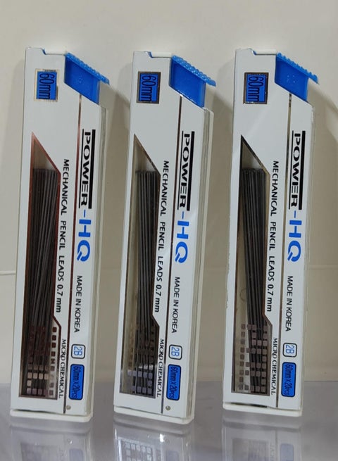 A set of nib for mechanical pencil 0.7 ml 2B - Power, 3 pieces * 20 nib