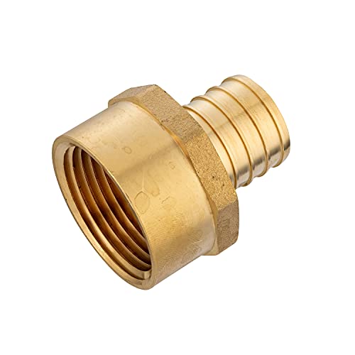 EFIELD Pex 3/4 Inch x 3/4 Inch NPT Male/Female (2 Pieces/Each) Adapter Brass Crimp Fitting(Pack of 4),(PEX1807177) - Image 3