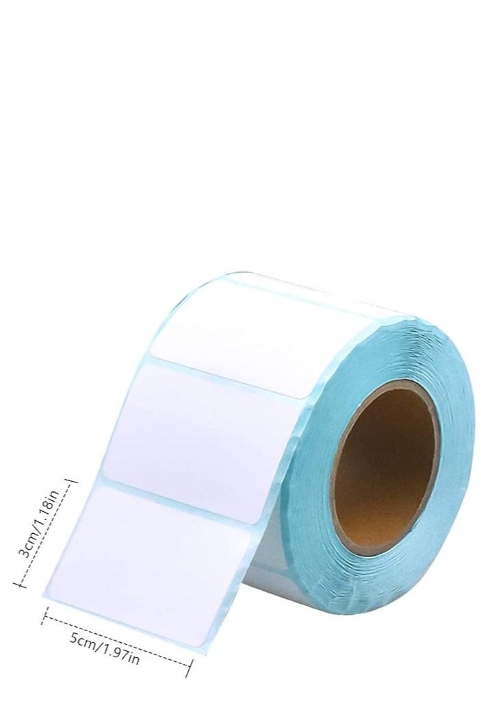 Beone 50x30mm 4000pcs Thermal Barcode Labels Roll, Label Paper Compatible Direct Thermal Printers - Image 2