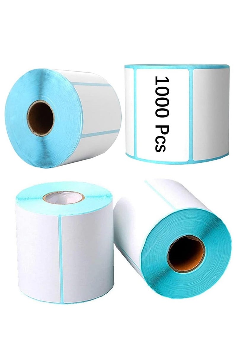 Beone 50x30mm 4000pcs Thermal Barcode Labels Roll, Label Paper Compatible Direct Thermal Printers - Image 1