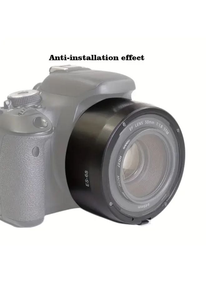 Replaces Canon ES 68 Lens Hood Shade for Canon EF 50mm f1 8 STM Lightweight - Image 4