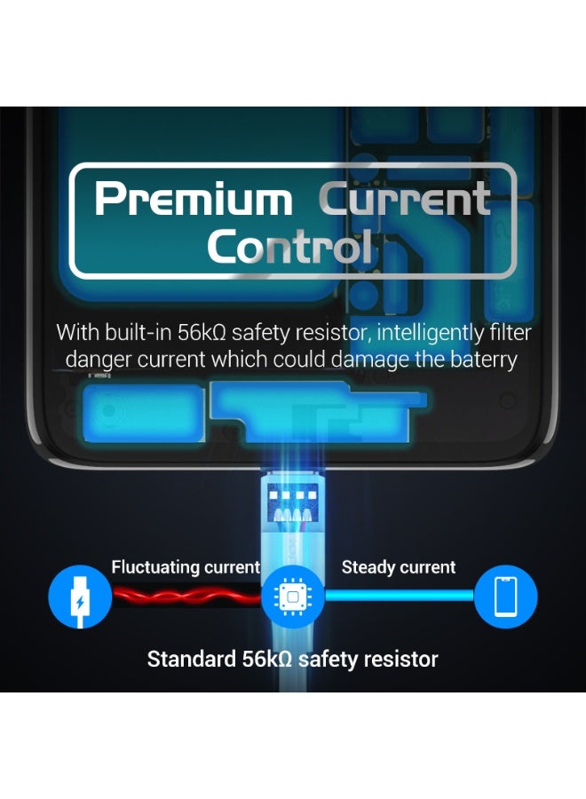 VENTION USB 2.0 A Male to C Male 3A Cable 2M Light Blue Model # COKSH - Image 4