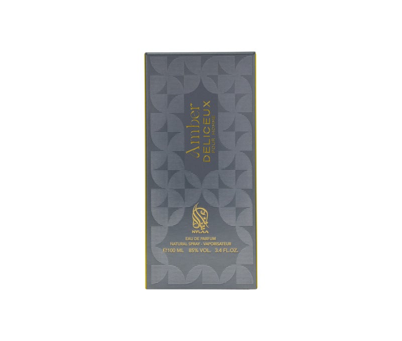 NYLAA عطر أمبر ديليكيو إيدي دي بارفوم (EDP) 100ML | عطر فاخر للرجال | رائحة تدوم طويلاً | عطر للاستخدام اليومي - Image 3