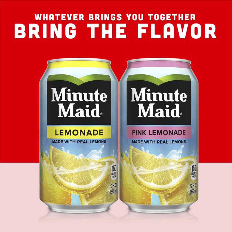 Minute Maid عصير ليمون مينيت ميد، 12 أونصة، عبوة من 12 - Image 5
