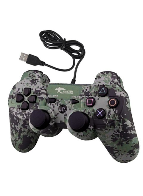 COUGAR PS3 Dualshock  Wired Controller For Playstation 3 - (Camouflage army)