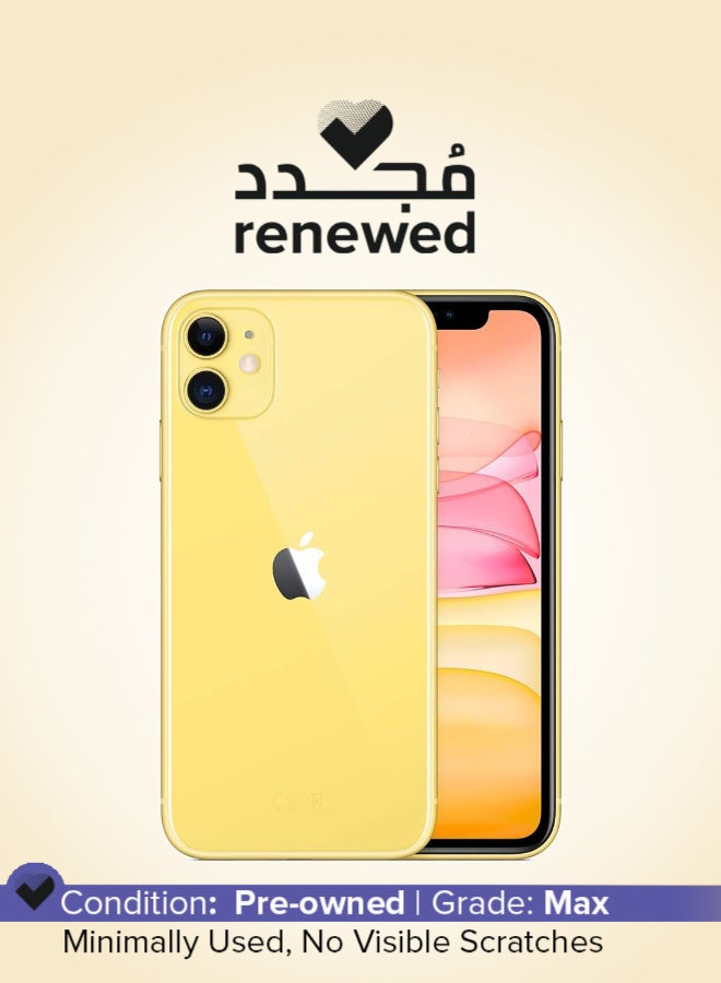 Apple Renewed - iPhone 11 Dual SIM 4G 64GB Yellow - USA Version - Image 1