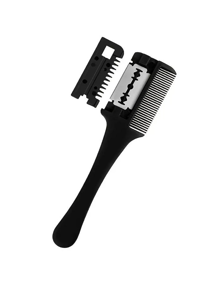 ORiTi Plastic Double sided Hair Razor Comb Hair Razor Comb Hair Trimmer Dual Purpose Hairdressing Tool - Image 2