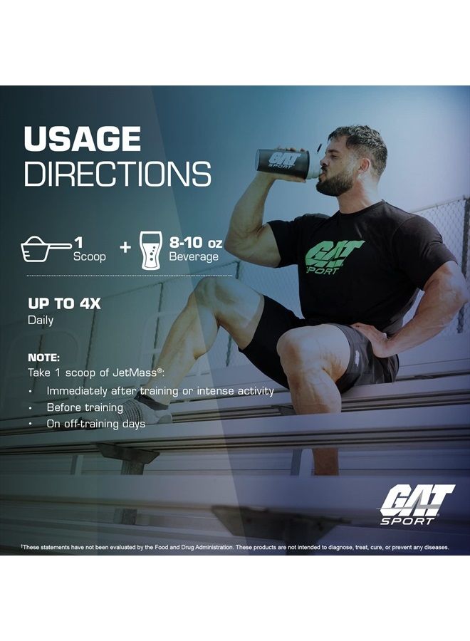 GAT SPORT JetMass Fact-Acting Volumizing Creatine System, 30 Servings (Tropical Ice) - Image 5